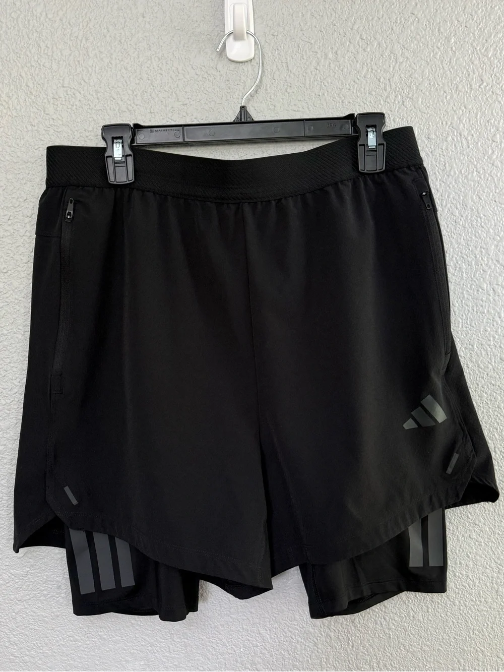 Adidas | 2-In-1 Prime Lift Shorts | Black | Large - Picture 3 of 7